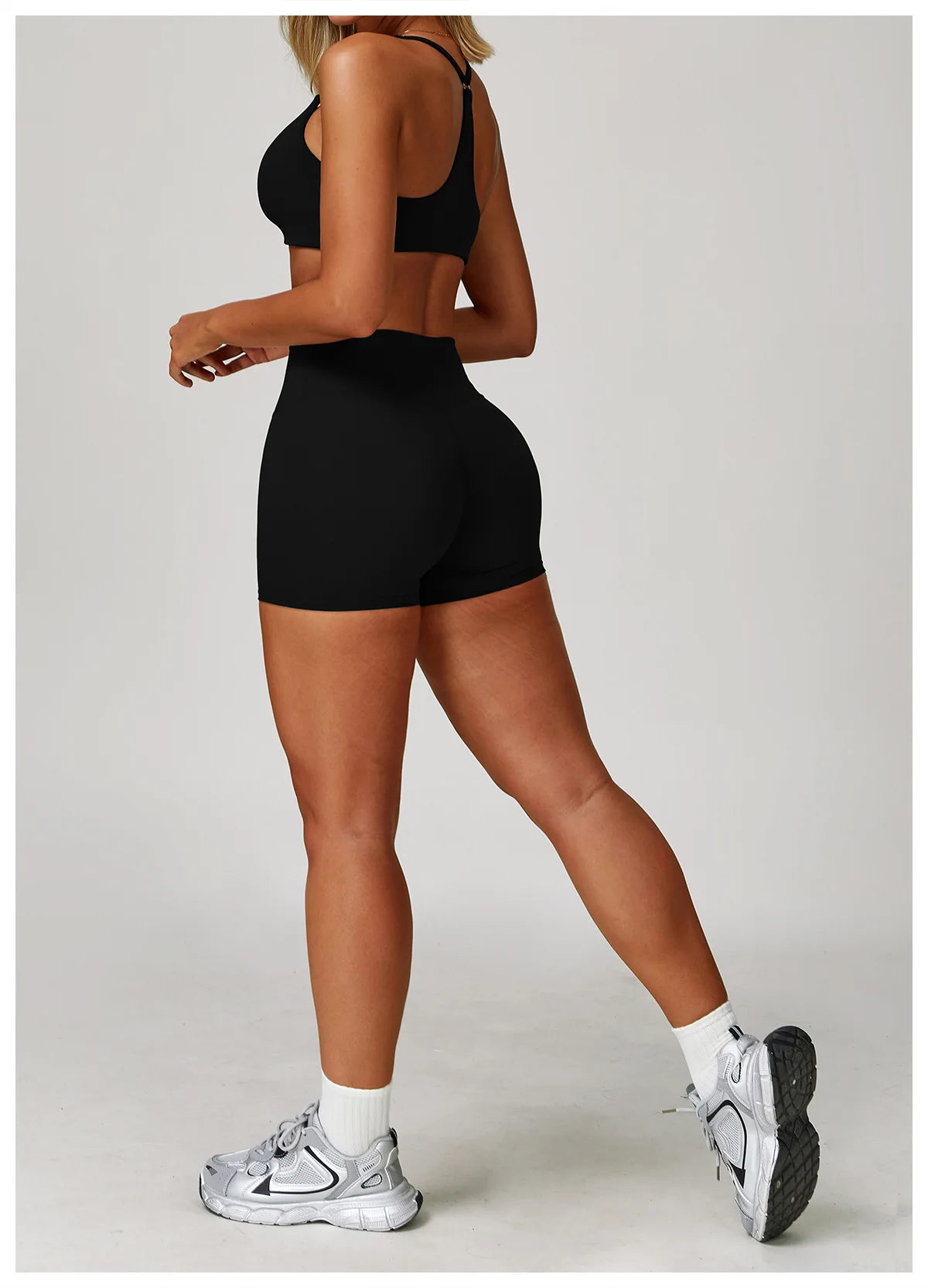 Ensemble Tayee shorty — 3 pièces Sport & Yoga