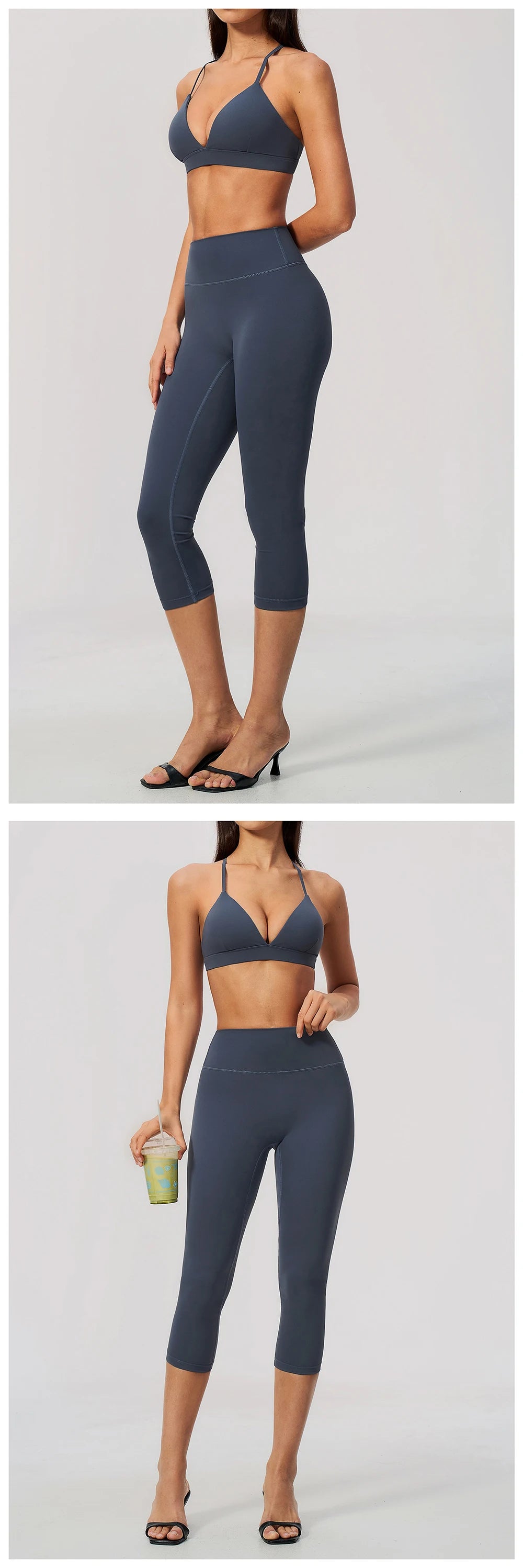 Ensemble Sohlee pantacourt — 2 pièces Sport & Yoga