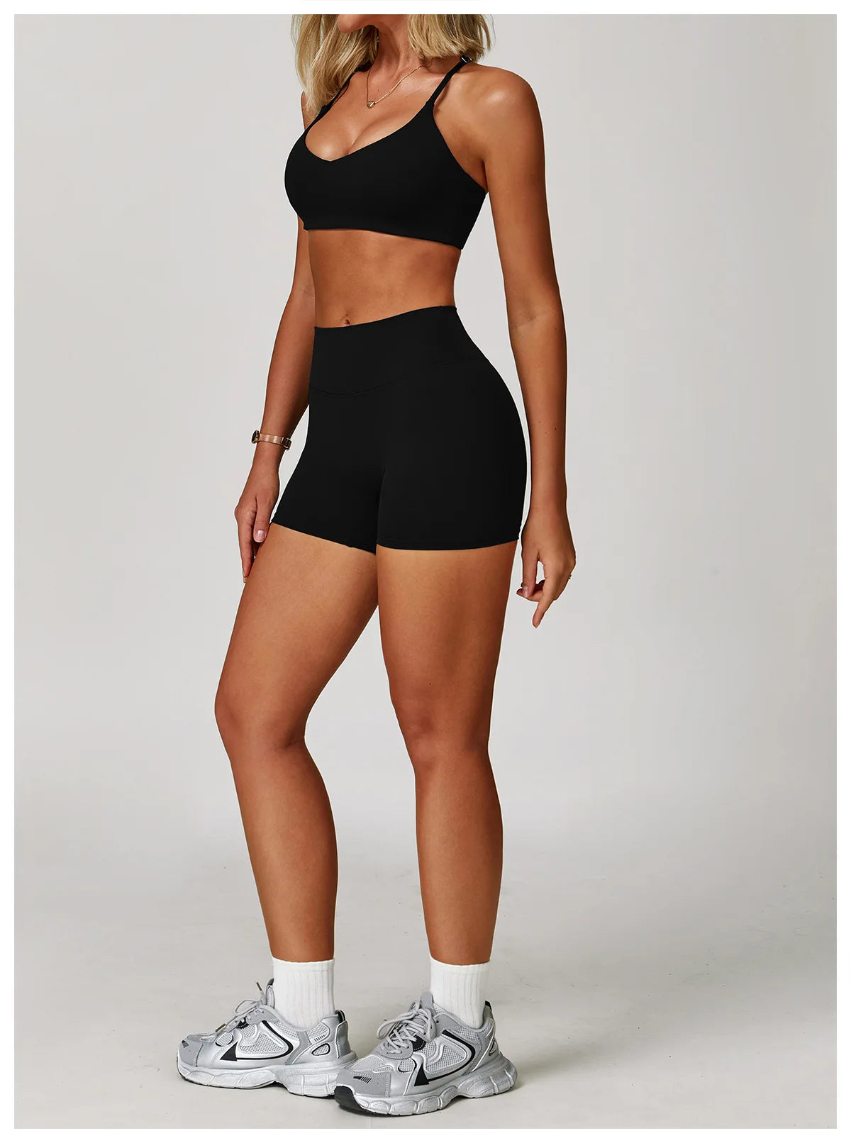 Ensemble Lyudaa shorty — 2 pièces Sport & Yoga