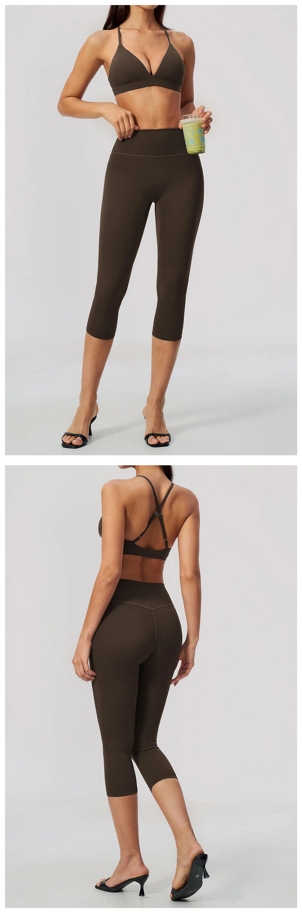 Ensemble Sohlee pantacourt — 2 pièces Sport & Yoga