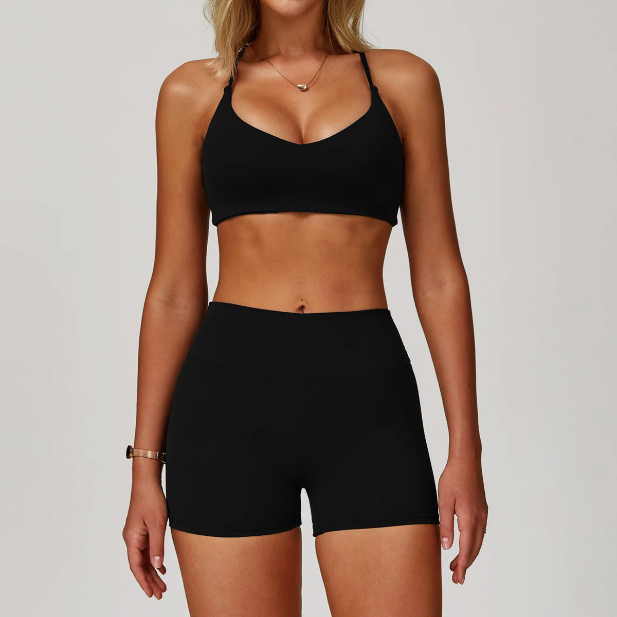 Ensemble Tayee shorty — 3 pièces Sport & Yoga
