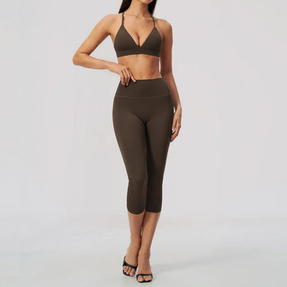 Ensemble Sohlee pantacourt — 2 pièces Sport & Yoga