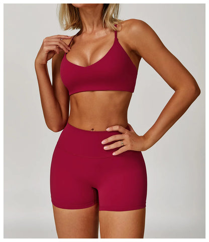 Ensemble Tayee shorty — 3 pièces Sport & Yoga