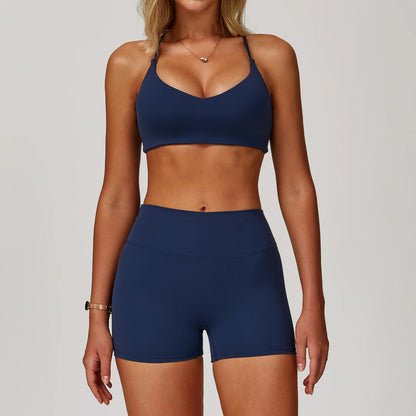 Ensemble Tayee shorty — 3 pièces Sport & Yoga
