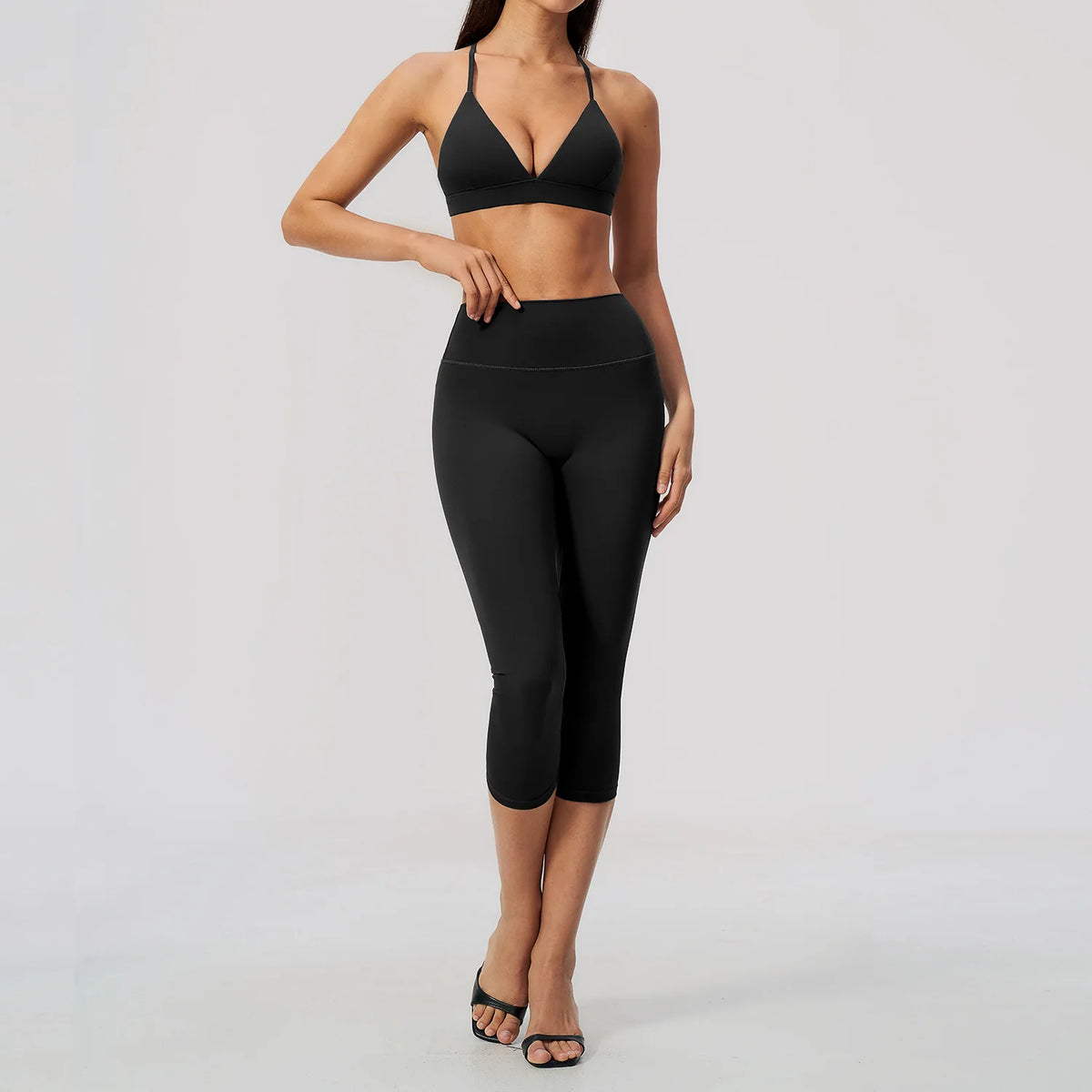 Ensemble Sohlee pantacourt — 2 pièces Sport & Yoga