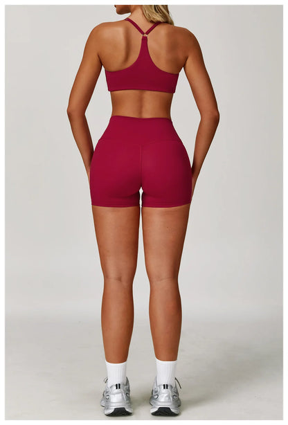 Ensemble Tayee shorty — 3 pièces Sport & Yoga