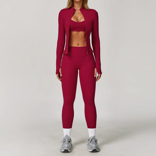 Ensemble Tayee Leggins — 3 pièces Sport & Yoga
