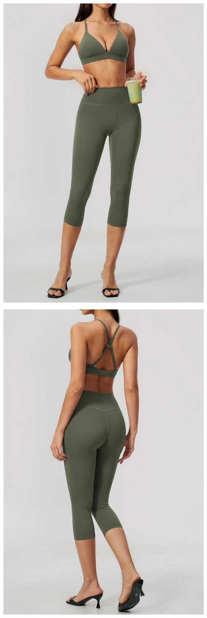 Ensemble Sohlee pantacourt — 2 pièces Sport & Yoga